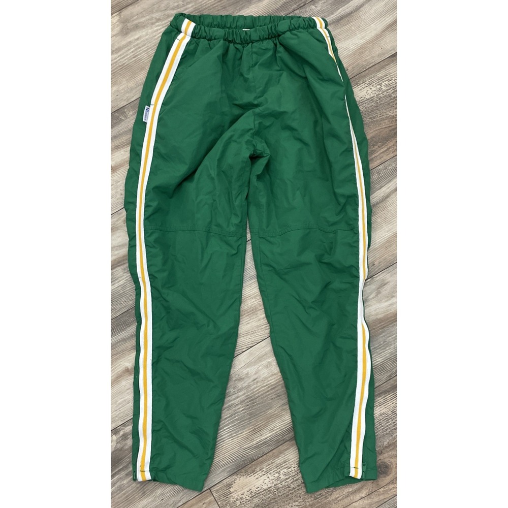 Vintage‎ Green Boathouse Sports Windbreaker Pants Men's Small Made In USA